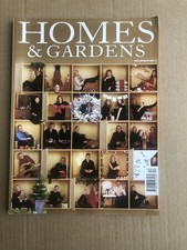 Vintage Glossy Home & Gardens Magazine December 2001  No6 Vol83