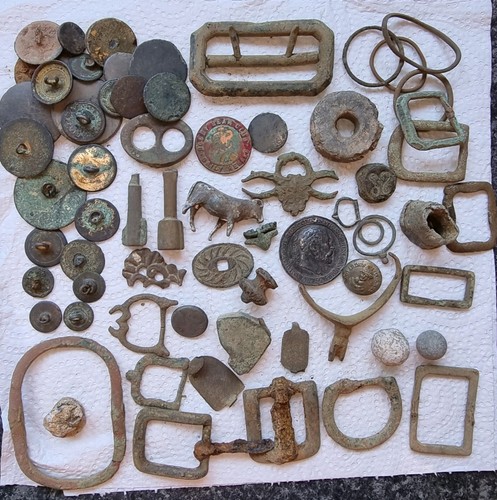 Metal detecting finds relics - metal,
