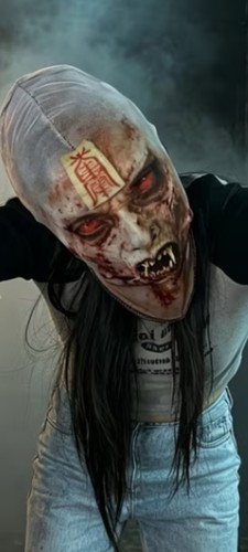 Skull halloween mask - 3d,