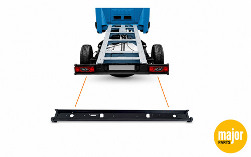 Rear bumper bar - end, caps