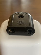 Eddystone radio plug 2 pin Brown bakelite Female WG - F107