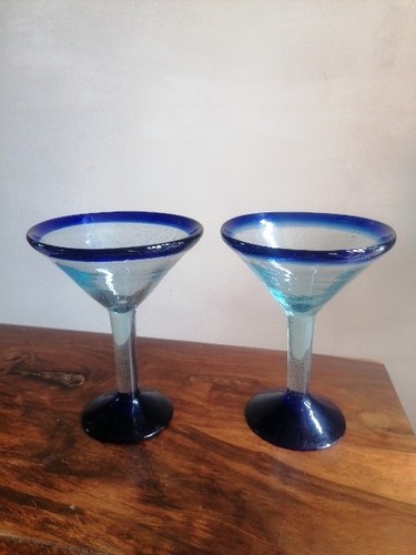 Two mexican hand blown - two,