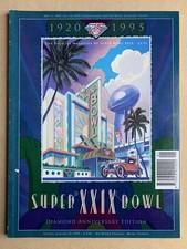 Super Bowl XXIX 29 NFL Programme Chargers v 49ers UK EDITION