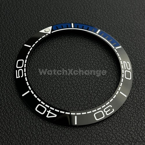 Black blue ceramic bezel - black,