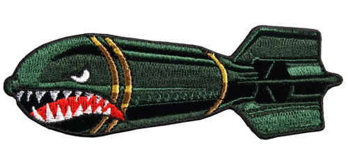 Drop bomb embroidered - bomb,