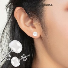 925 Sterling Silver White 10MM