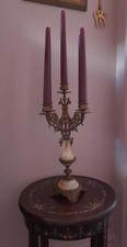 Brass and marble 4 arm