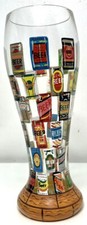 Lolita ‘Beer Wall’ Pilsner Glass Collectible 22oz Lager/Beer Glass Hand Painted