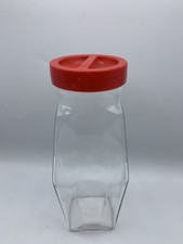 Vtg Italian Large Glass Sweet Storage Jar Sweet Shop Container Prop Retro 27cm