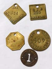 NO RESERV Vintage Newstead Rufford Colliery Miners Mining Pit Check Token Tally