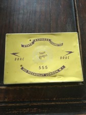 BOAC VINTAGE STATE EXPRESS CIGARETTES 210 PICCADILLY LONDON 555 TIN B.O.A.C.