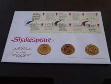 GB - 2016 SHAKESPEARE £2(x 3) UNCIRCULATED PNC ROYAL MINT "COIN" COVER (REF.HR2)