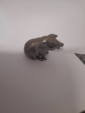 Vintage Silver Plated Pig