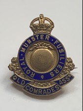 Royal Munster Fusiliers Old Comrades Association Pin Badge