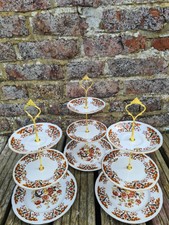 3 x Vintage 3 Tier Cake Stands Afternoon Tea Party Bundle Set Job Lot Crockery 