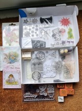 Craft rubber stamps new/used job lot. Stampin up/Dovecraft/crafters companion