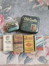 Vintage Cigarette Packets Tobacco Tins