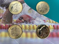 UK, 2002 Commonwealth Games, The Official Souvenir Coin Set, Four £2 coins. Mint