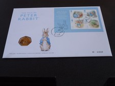 GB - 2016 PETER RABBIT 50p UNCIRCULATED PNC ROYAL MINT "COIN" COVER (REF.HR2)