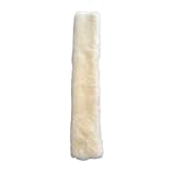 Naturally Equestrian Girth cover 80 x12cm with hook & loop closure. (Natural, 80 x 12 cm)