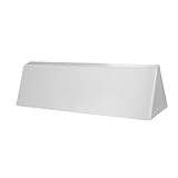 Keypak 344mm Letterbox Security Cowl – Anti-Fishing Plate & Letter Box Shield for uPVC, Composite & Timber Doors (Silver)