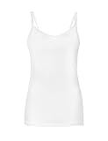 Marks and Spencer Women's Cotton Secret Support Lace Trimmed Cami Camisole, White, 16