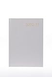 Collins Essential A5 Week to View 2022-23 Academic Mid-Year Diary Journal - Silver, A5 (210 x 148), ESSA53M.48-2223