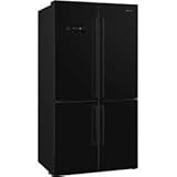Smeg FQ60NDE Total No Frost American Style Fridge Freezer - Black