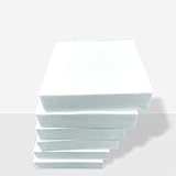 Adam Icon High Density White Firm Foam Upholstery Cushions for All type of Foam Cushioning Bench Stool window seat pads sofa Replacement Pet Bed dinning floor mat wheel chair (12" x 12" x 1")