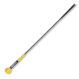 Amazon Basics Golf Swing Trainer to Improve Swing and Warm Up, 122 cm, Black/Yellow