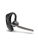 POLY by HP (Plantronics) Voyager 5200 Wireless Headset - Single-Ear Bluetooth Headset w/Noise-Canceling Mic - Ergonomic Design - Voice Controls - Lightweight - Connect to Mobile/Tablet via Bluetooth