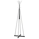 IKEA TJUSIG hat and Coat Stand, 193 cm, Black