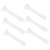 CLISPEED 6pcs Mini Roman Pillar DIY Architectural Columns for Dollhouse Decor Roman Column Figurines with Intricate Details for Micro Landscape and Home Enhancement