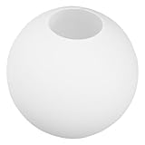 Alipis Matte Frosted Glass Globe Lampshade Modern White Ceiling Lampshade for Home Office