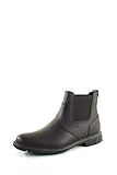 Timberland Mens Earthkeepers Stormbuck Chelsea Black Leather Boots 9 UK
