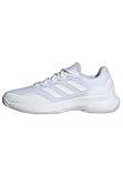 adidas Men's Gamecourt 2.0 Tennis Shoes, FTWR White/FTWR White/Matte Silver, 9 UK