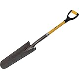 Roughneck ROU68238 Drainage & Post Hole Shovel 1070mm/42 inch, Black