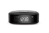 Philips Radio Alarm Clock R3505/12 Radio DAB+ (Double Alarm, Sleep Timer, Compact Design, DAB+/FM Digital Radio, Automatic Time Synchronization, Battery Backup)