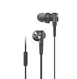 Sony MDR-XB55AP In-Ear Extra Bass Headphones with mic for phone calls - Black