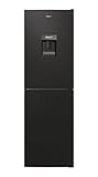 CANDY CCT3L517EWBK Low Frost 50/50 Fridge Freezer with Non Plumbed Water Dispenser- Black - E Rated
