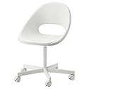 Ikea HOME OFFICE - Swivel chair, [white], Feel comfortably embraced in this height-adjustable padded work chair (793.318.65)