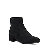 Dune London Ladies PARDY Suede Low Heel Boots Size UK 6 Block Heel Suede Ankle Boots