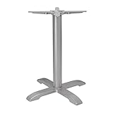 Bolero Heavy Duty Cast Iron Table Base | Grey | Bar Dining Clubs Restaurant Cafes Pubs | Dimensions: 611(W)x720(H)mm | FT028