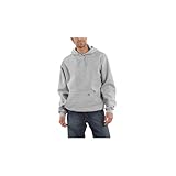 Carhartt Men's Loose Fit Midweight Sweatshirt, Heather Grey, M