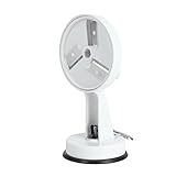 KitchenCraft Rotary Runner Bean Slicer 23cm with Suction Pad in Gift Box, Stainless Steel & Plastic, White/Black