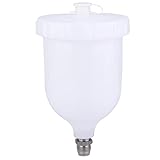 600ml Spray Gun Pot Gravity Feed Plastic Paint Cup for D-evilbiss GTI/T-EKNA Pro Pri FLG