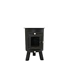 Outbacker Hygge Oval Tent Stove – 4.5kW Wood Burner with Large Cooking Surface | Portable 18kg Camp Stove for Bell Tents, Tipis, Yurts & Garden Buildings