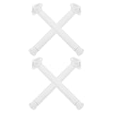 AKOOSY 4pcs Mini Roman Pillar Models DIY Architectural Columns for Micro Landscape Crafting Lightweight Plastic with Smooth Surface for Painting and Photo Props