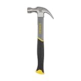 STANLEY Fibreglass Claw Hammer, 16oz, Bi-Material Grip for Comfort and Anti-Slip, STHT0-51309