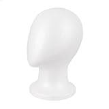 MapofBeauty Mannequin Heads Foam Wigs Holder Hats DIY Wig Head Styrofoam Wig Stand (White)